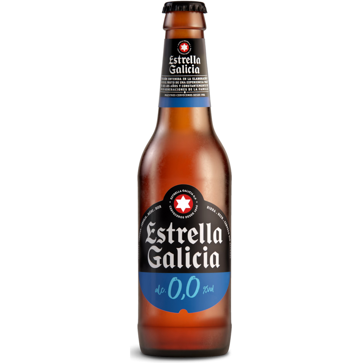 Cerveza Estrella Galicia Cero (Caja 24 unid.)