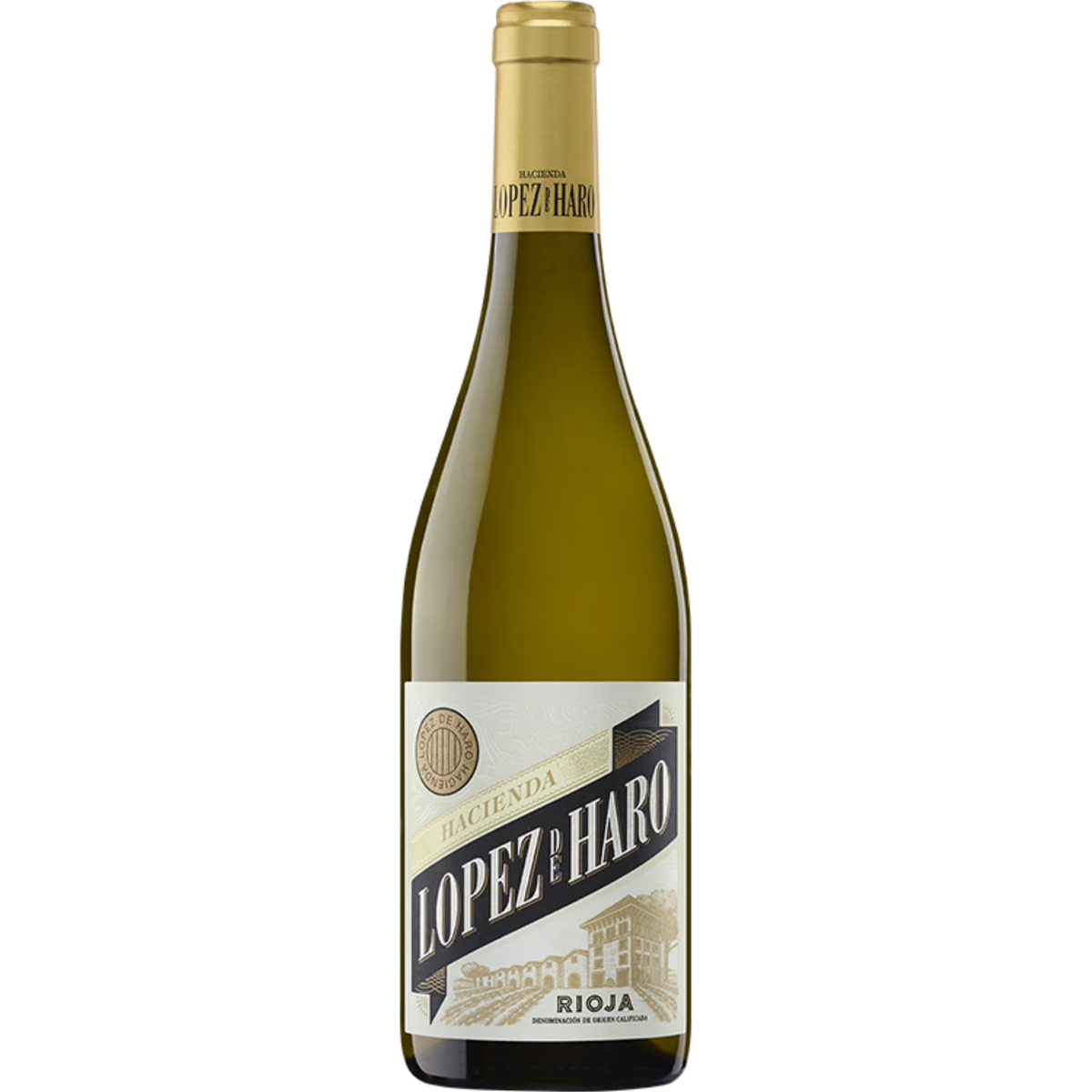 Hacienda López de Haro Blanco, botella completa
