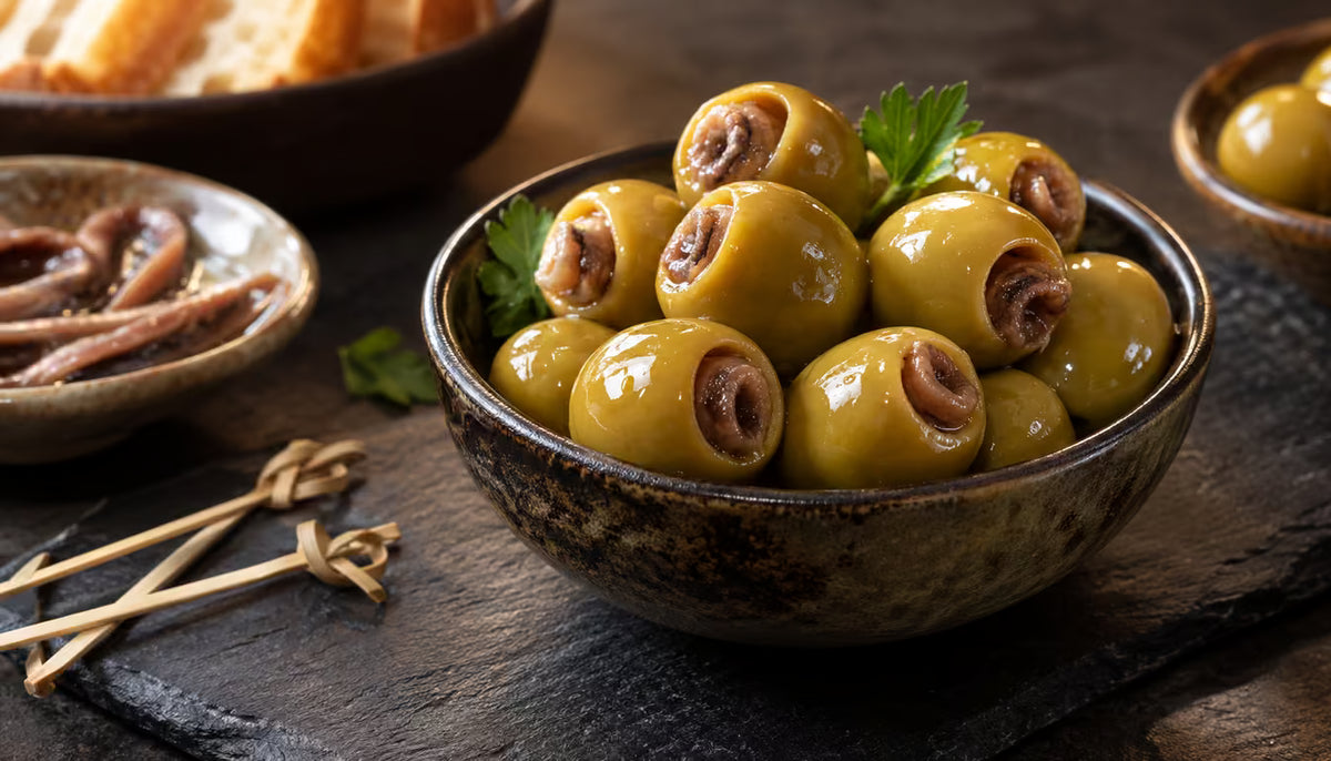 Aceitunas rellenas de anchoa