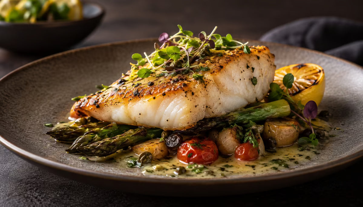 Halibut o pescado firme