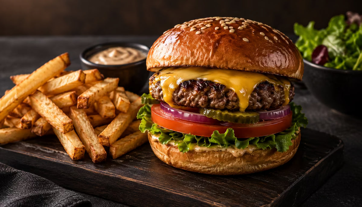Hamburguesa con queso