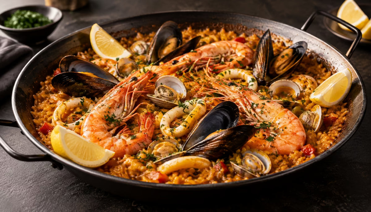 Paella de marisco