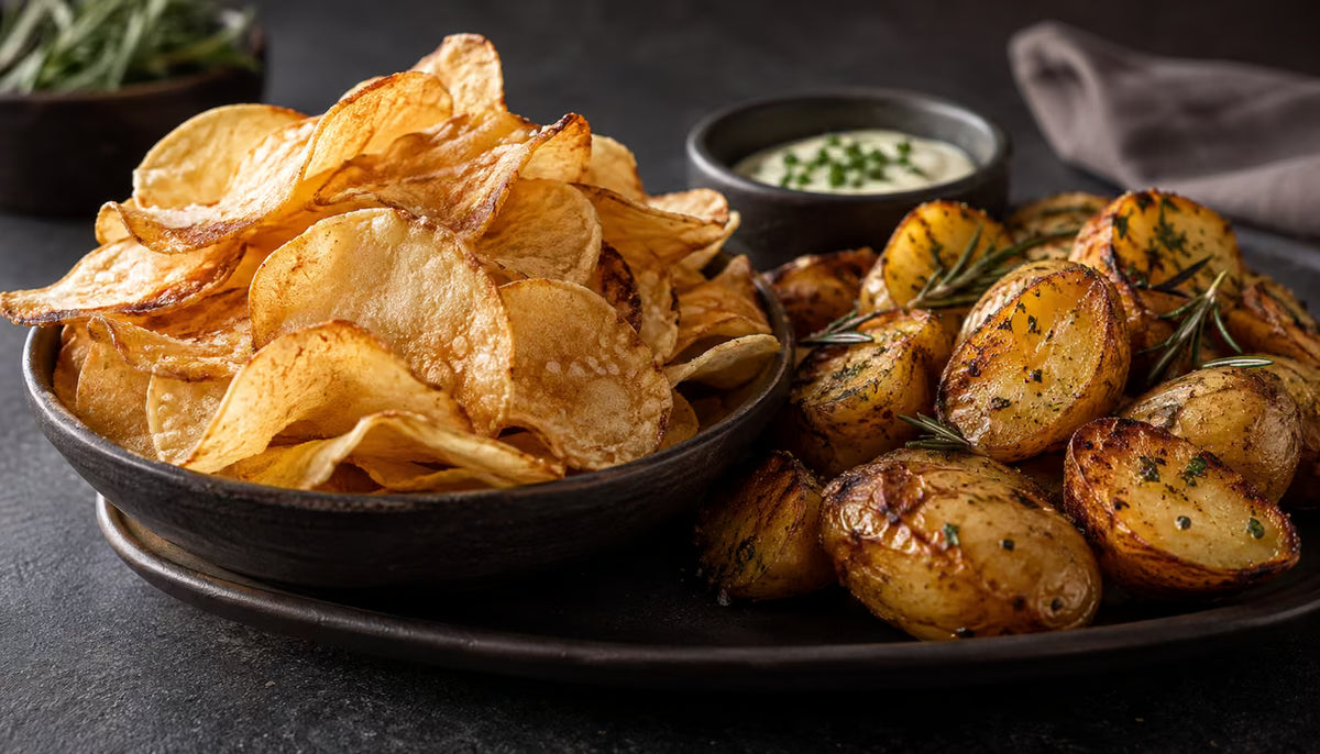 Papas chips o asadas