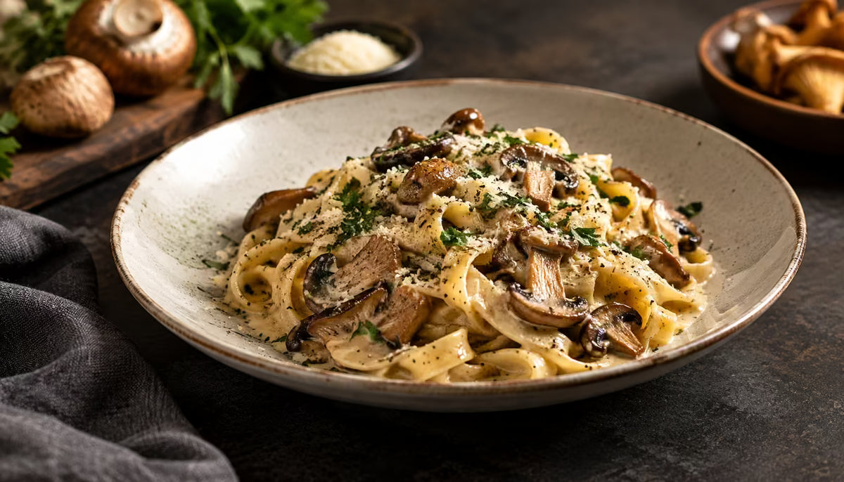 Pasta con setas