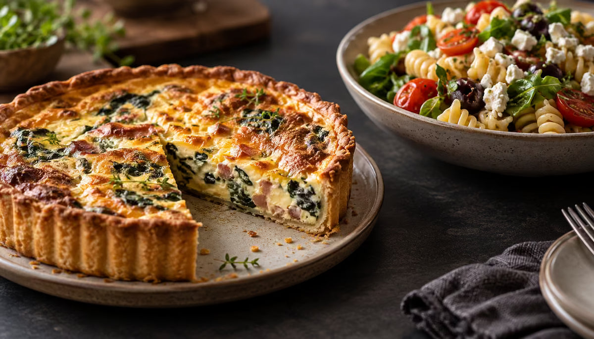 Quiche o ensalada de pasta