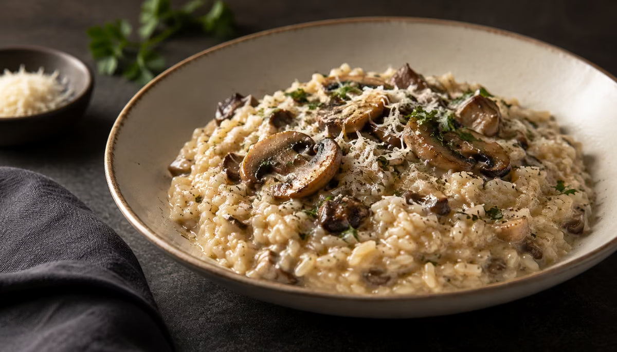 Risotto o pasta cremosa